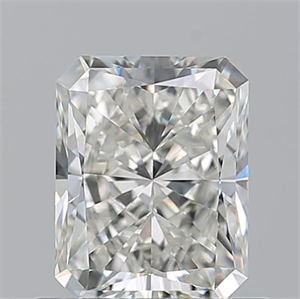 Picture of Natural Diamond 0.90 Carats, Radiant with  Cut, H Color, VS1 Clarity and Certified by GIA