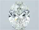 Natural Diamond 3.03 Carats, Oval with  Cut, H Color, SI2 Clarity and Certified by GIA