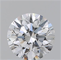 Natural Diamond 0.80 Carats, Round with Excellent Cut, D Color, VS2 Clarity and Certified by GIA