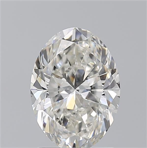 Picture of Natural Diamond 1.50 Carats, Oval with  Cut, G Color, VS2 Clarity and Certified by GIA