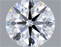 Lab Grown Diamond 1.05 Carats, Round with Ideal Cut, D Color, VVS2 Clarity and Certified by IGI