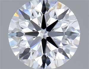 Picture of Lab Grown Diamond 1.05 Carats, Round with Ideal Cut, D Color, VVS2 Clarity and Certified by IGI