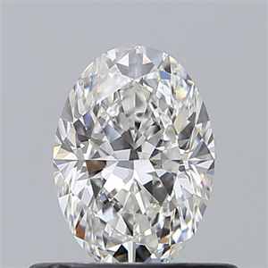 Picture of Natural Diamond 0.55 Carats, Oval with  Cut, F Color, VVS1 Clarity and Certified by GIA