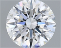 Lab Grown Diamond 1.00 Carats, Round with Excellent Cut, F Color, VVS2 Clarity and Certified by IGI