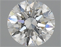 Natural Diamond 0.72 Carats, Round with Excellent Cut, G Color, VVS1 Clarity and Certified by GIA