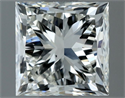 Natural Diamond 1.02 Carats, Princess with  Cut, I Color, VS2 Clarity and Certified by IGI