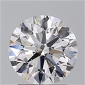 Natural Diamond 2.01 Carats, Round with Excellent Cut, D Color, SI1 Clarity and Certified by GIA