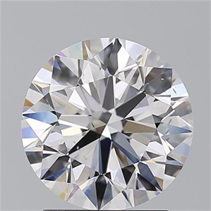 Picture of Natural Diamond 2.01 Carats, Round with Excellent Cut, D Color, SI1 Clarity and Certified by GIA