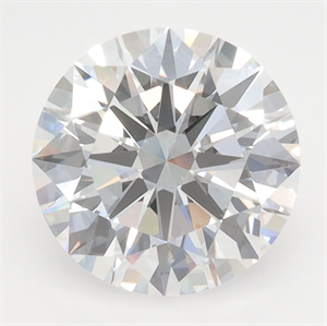 Picture of Lab Grown Diamond 3.10 Carats, Round with Excellent Cut, D Color, VVS2 Clarity and Certified by GIA