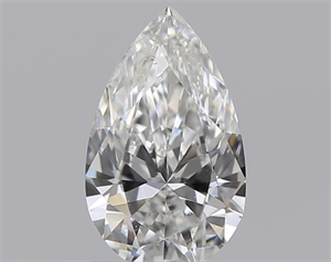 Picture of Natural Diamond 0.40 Carats, Pear with  Cut, F Color, SI1 Clarity and Certified by GIA