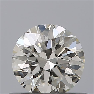 Picture of Natural Diamond 0.46 Carats, Round with Excellent Cut, H Color, VS1 Clarity and Certified by IGI