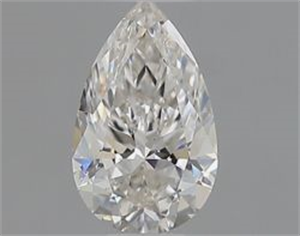 Picture of Natural Diamond 0.50 Carats, Pear with  Cut, G Color, VS1 Clarity and Certified by GIA
