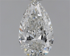 Foto Diamante Natural 0.50 quilates, De pera , Color F, claridad VVS2 y certificado GIA de