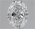 Natural Diamond 1.01 Carats, Oval with  Cut, D Color, VS1 Clarity and Certified by GIA