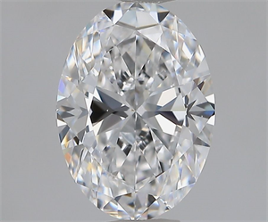 Picture of Natural Diamond 1.01 Carats, Oval with  Cut, D Color, VS1 Clarity and Certified by GIA