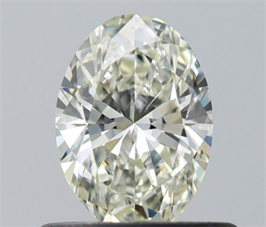 Picture of Natural Diamond 0.50 Carats, Oval with  Cut, I Color, VS1 Clarity and Certified by IGI