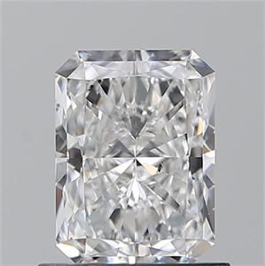 Picture of Natural Diamond 0.90 Carats, Radiant with  Cut, E Color, SI1 Clarity and Certified by GIA