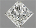 Natural Diamond 0.96 Carats, Princess with  Cut, I Color, VS2 Clarity and Certified by IGI