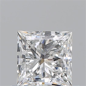 Picture of Natural Diamond 0.71 Carats, Princess with  Cut, G Color, VVS1 Clarity and Certified by GIA