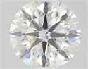 Diamante Natural 0.50 quilates, Redondo , Color J, claridad VVS1 y certificado GIA