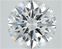 Lab Grown Diamond 1.06 Carats, Round with Ideal Cut, E Color, VS1 Clarity and Certified by IGI