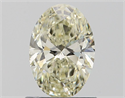 Natural Diamond 0.90 Carats, Oval with  Cut, J Color, VS2 Clarity and Certified by IGI