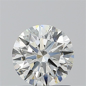 Picture of Natural Diamond 1.06 Carats, Round with Excellent Cut, J Color, SI1 Clarity and Certified by GIA