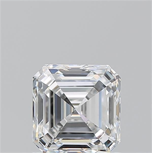 Picture of Natural Diamond 1.07 Carats, Asscher with  Cut, F Color, VS1 Clarity and Certified by GIA