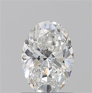 Picture of Natural Diamond 0.90 Carats, Oval with  Cut, F Color, SI1 Clarity and Certified by GIA