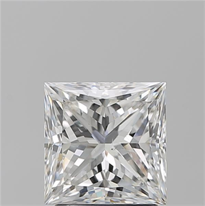Picture of Natural Diamond 2.03 Carats, Princess with  Cut, F Color, SI1 Clarity and Certified by GIA