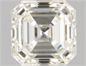 Natural Diamond 1.53 Carats, Asscher with  Cut, I Color, VVS2 Clarity and Certified by IGI