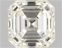 Natural Diamond 1.53 Carats, Asscher with  Cut, I Color, VVS2 Clarity and Certified by IGI