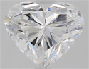 Natural Diamond 2.03 Carats, Heart with  Cut, D Color, SI1 Clarity and Certified by GIA