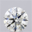 Natural Diamond 4.01 Carats, Round with Excellent Cut, M Color, VS1 Clarity and Certified by GIA