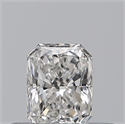 Diamante Natural 0.26 quilates, Radiante , Color E, claridad VVS1 y certificado GIA