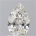 Diamante Natural 0.70 quilates, De pera , Color H, claridad VS2 y certificado GIA