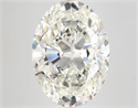 Natural Diamond 8.10 Carats, Oval with  Cut, J Color, VS1 Clarity and Certified by GIA