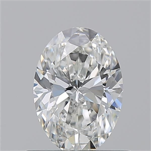 Picture of Natural Diamond 0.71 Carats, Oval with  Cut, G Color, VS2 Clarity and Certified by GIA