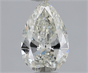 Diamante Natural 0.50 quilates, De pera , Color I, claridad VVS2 y certificado GIA