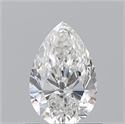 Natural Diamond 0.70 Carats, Pear with  Cut, G Color, VVS2 Clarity and Certified by GIA