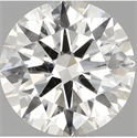 0.80 quilates, diamante redondo con corte ideal, color i, claridad Si1 y certificado por IGI