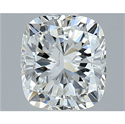 0.91 quilates, cojín diamante G SI1 con corte ideal, certificado por IGI