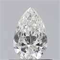 Natural Diamond 0.50 Carats, Pear with  Cut, F Color, VS2 Clarity and Certified by GIA