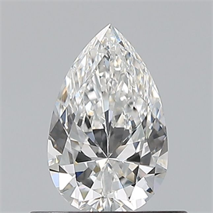 Picture of Natural Diamond 0.50 Carats, Pear with  Cut, F Color, VS2 Clarity and Certified by GIA