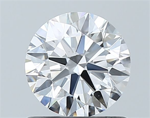 Picture of Natural Diamond 0.80 Carats, Round with Excellent Cut, D Color, VS2 Clarity and Certified by GIA