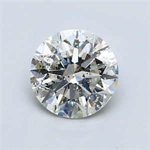 Foto Diamante Natural 1.01 quilates, Redondo , Color J, claridad SI2 y certificado IGI de