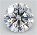 Lab Grown Diamond 5.19 Carats, Round with Ideal Cut, F Color, VVS2 Clarity and Certified by IGI