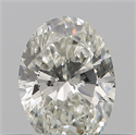 Natural Diamond 0.24 Carats, Oval with  Cut, I Color, SI1 Clarity and Certified by IGI