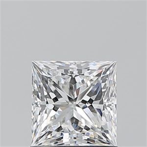 Foto Diamante Natural 1.01 quilates, Princesa , Color F, claridad VVS1 y certificado GIA de