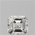 Natural Diamond 1.01 Carats, Asscher with  Cut, I Color, VS2 Clarity and Certified by GIA